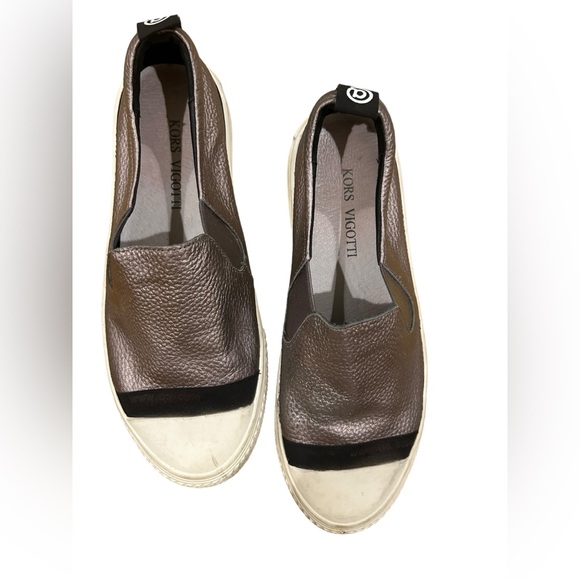 Kors Vigotti Silver Metallic Slip on Sneakers - Picture 7 of 7